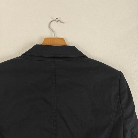 Escada Blazer Women's 36 Small Cotton Stretch Animal Print Cuffs 2 Button Jacket - Picture 13 of 15